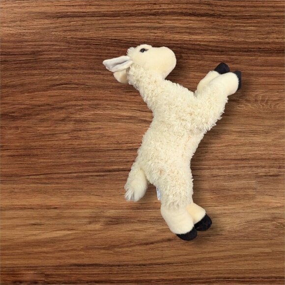 Aurora 12" Llama Flopsie Plush Stuffed Animal Toy cream black  cuddly - Picture 4 of 11